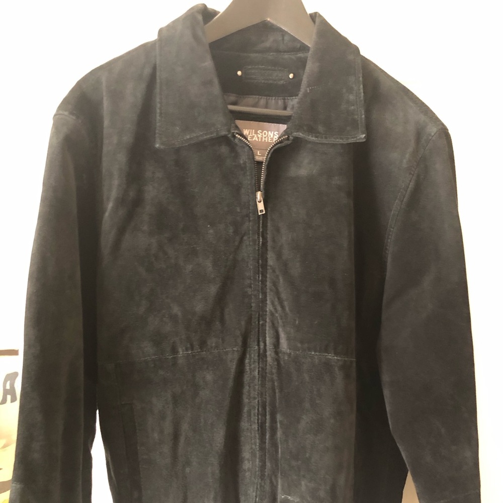 Men’s large leather jacket